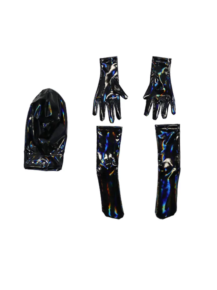 Cosplay Man Maid Latex Ammonia Catsuit PVC Men Costumes Club Zentai High Elastic Shiny Full Body Bodysuit Shapewear Sexiest Male