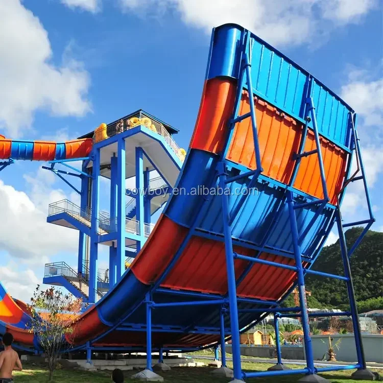 Swimming Pool Slide Used Commercial Fiberglass Water Slides For