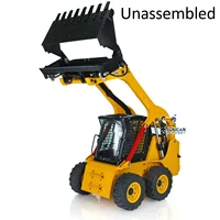 In Stock 1/14 Lesu Metal Wheeled Skid-Steer Rc Loader Aoue-Lt5H Rc Hydraulic Trucks Diy Outdoor Construction Mover TOUCAN Toys 2