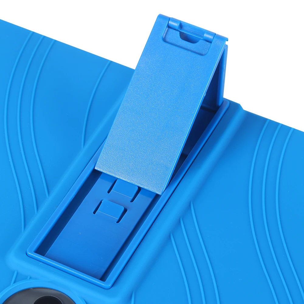 Shockproof Soft Silicone Tablet Case with Rear Kickstand