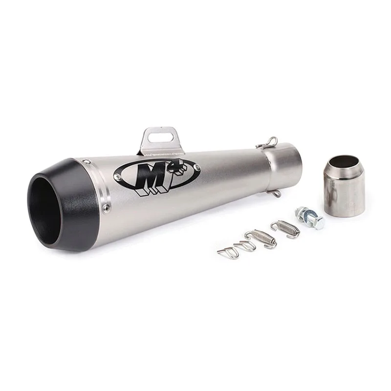 51mm Slip-On Motorcycle Exhaust Muffler – GP-Style Moto Pot for Scooters, Motocross, Dirt Bikes (300cc–1000cc) 4