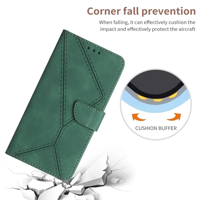 3D Embossed Leather Flip Case Book Cover