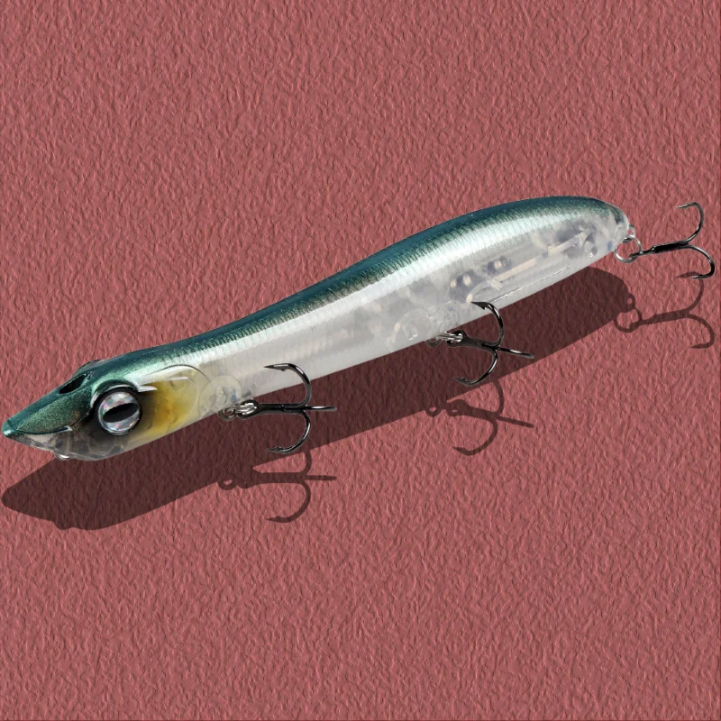 Surface Popper Patchinko 125 Angelköder 125 mm 17 g Walk The Dog Topwater Baits für Salzwasserbarsch Bonito Barracuda Fishing – Detail 3