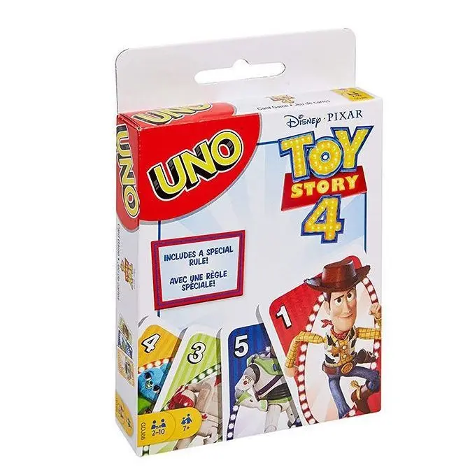 UNO Cards Toy Story Uno Cards Toy Story 4 Woody Buzz Cards Entertainment Party Puzzle Multiplayer Battle Board Game