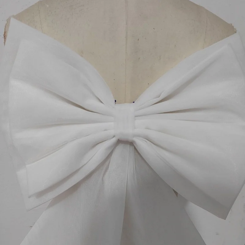 Bride Bow Accessories Detachable Back Decoration Women's Wedding Dress Party Dress Accessories - 2