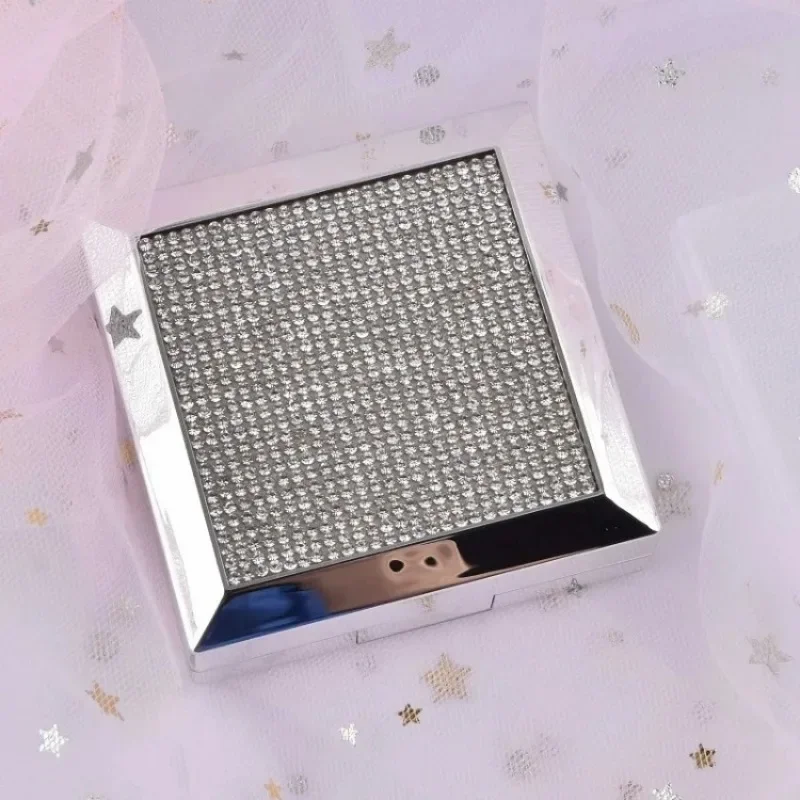 Women Travel Container Holder Storage Soaking Box Case Women New Fashion Contact Lens Box ABS Plastic Square Mirror Lens Case