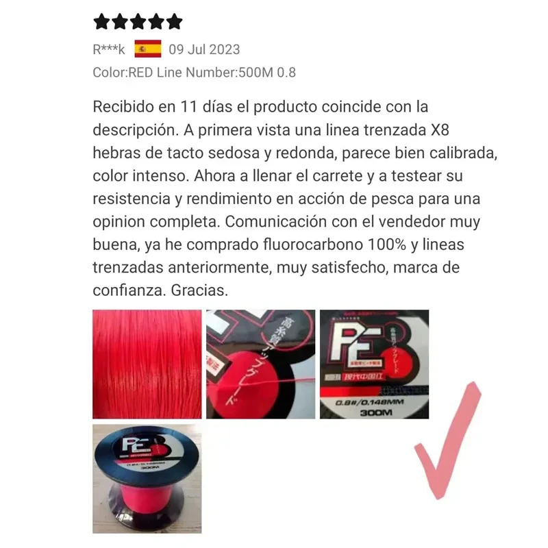Fishing Line 8 Strands Braided X8 Japan Multifilament Smooth Saltwater