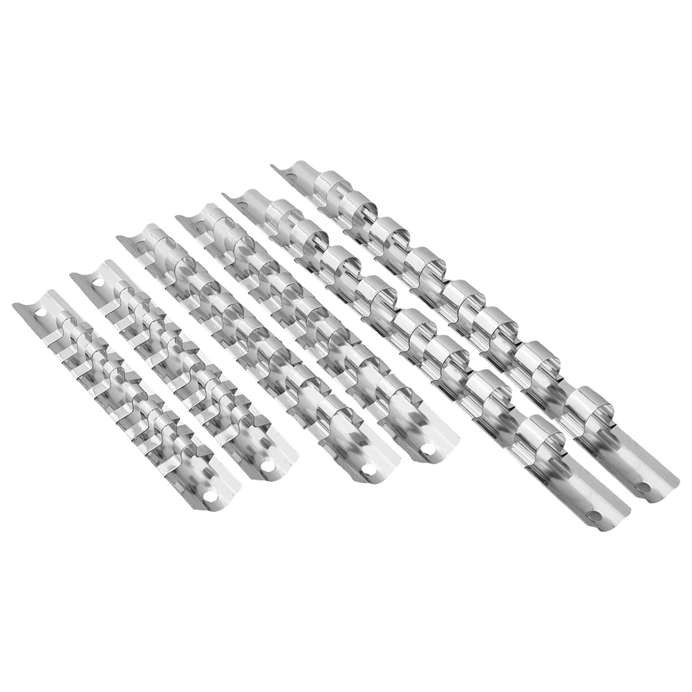 

Clips Inch Rail Tool Organizer Socket Rack Holder Tool Organizer Steel Structure Environment Drive Socket Rails