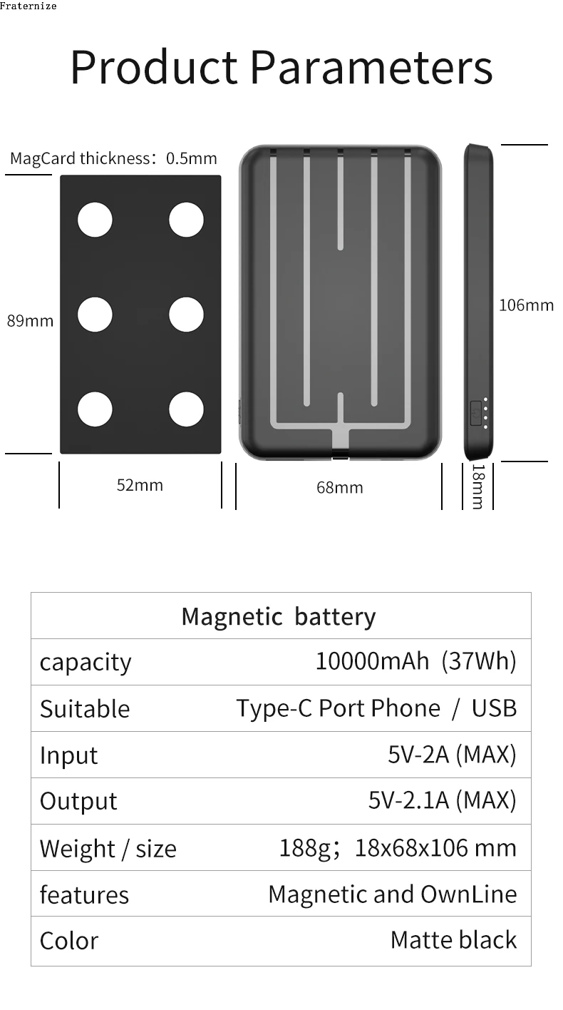 Smart battery charger case For Samsung Galaxy S10 Lite Magnetic type c power bank For Samsung Galaxy Note 10 Lite charging Case