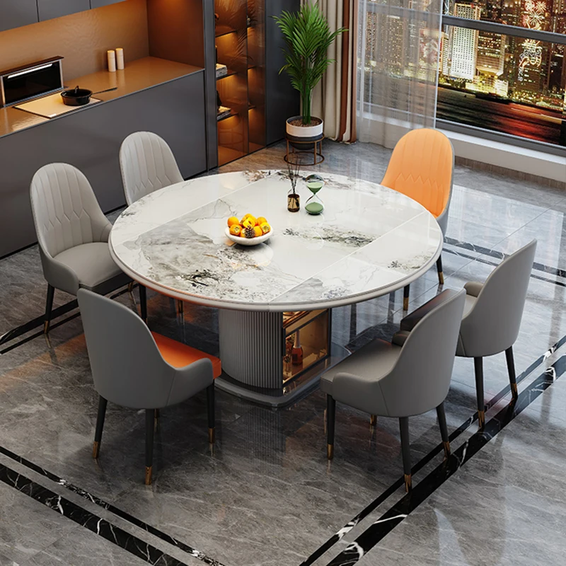 

Круглый консольный стол для гостиной, кухонная утварь, современный стол среднего века для салона, гостиничный стол, кухонная мебель