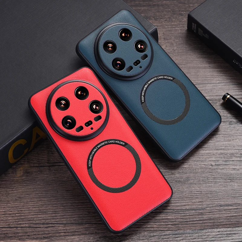 Custodia Di Ricarica Wireless Magsafe Per Xiaomi 14 Ultra Telefono Custodia Originale Celular Xiaomi 14/Xiaomi 14 Pro/Xiaomi 13 13 Pro