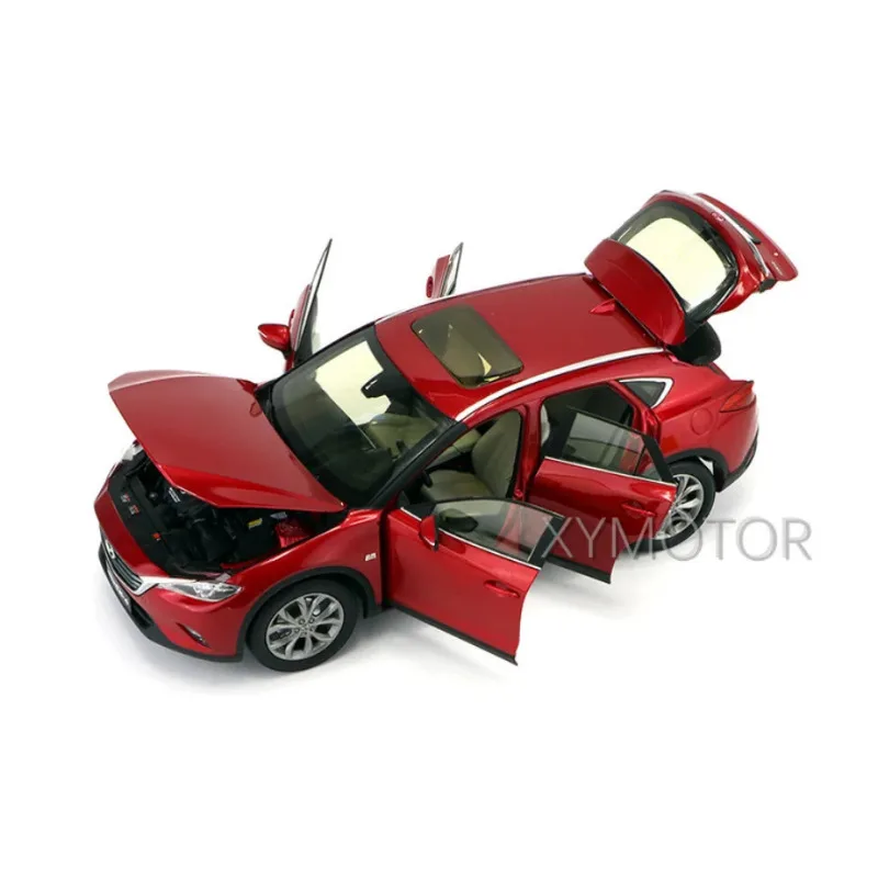 

Модель автомобиля 1/18 для Mazda CX-4 CX4, модель внедорожника, подарок на день рождения для мальчиков и девочек, коллекционные украшения, дисплей, детские игрушки, красный