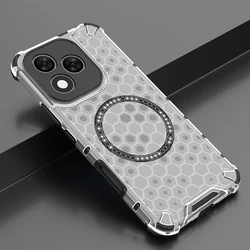Magnetic Shockproof Clear Phone Case with Air - Cushion and Mag - Safe Compatibility for Honor 400 Global (Clear)