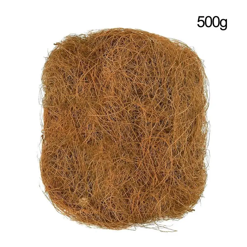Coconut Fiber Pad Natural Coconut Palm Fiber Pad Mat Carpet Nest Building Hiding Out Bird Supplies 250g For Pet