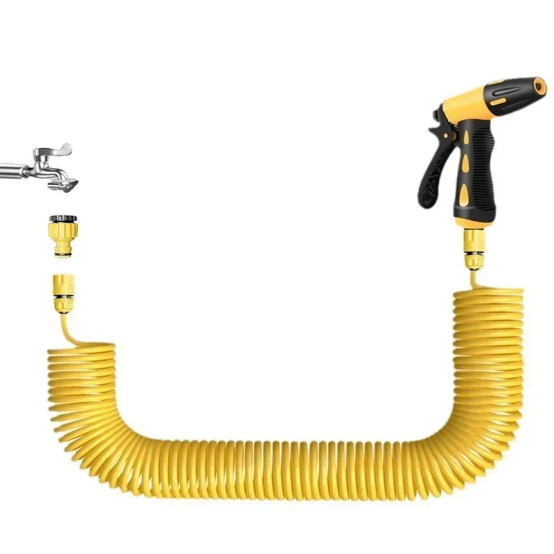 10-30 Meter Telescopic Water Pipe Car Washing Tool Set with High-pressure Nozzle Extension Hose Water Hose for Pressure Cleaner 5