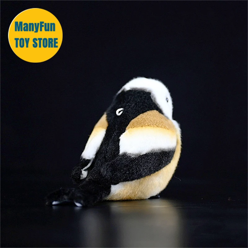 Realistic Long Tailed Tit Plush Toy Birds High Fidelity Plushie Tit Plush Toys Lifelike Animals Simulation Stuffed Toy For Kids 4