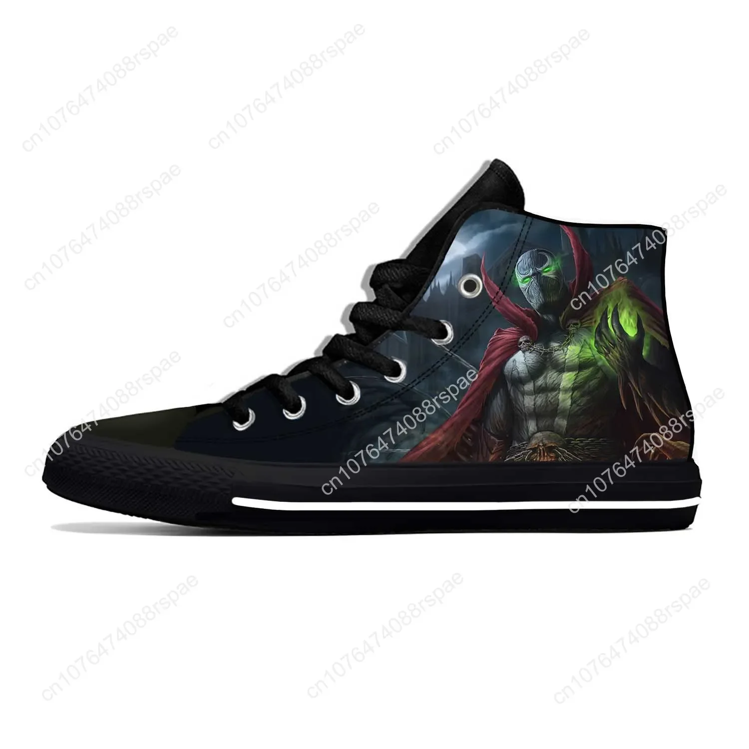 Anime Cartoon Manga Spawn Superhero Fashion Latest Casual Shoes High Top Lightweight Board Shoes Breathable Men Women Sneakers