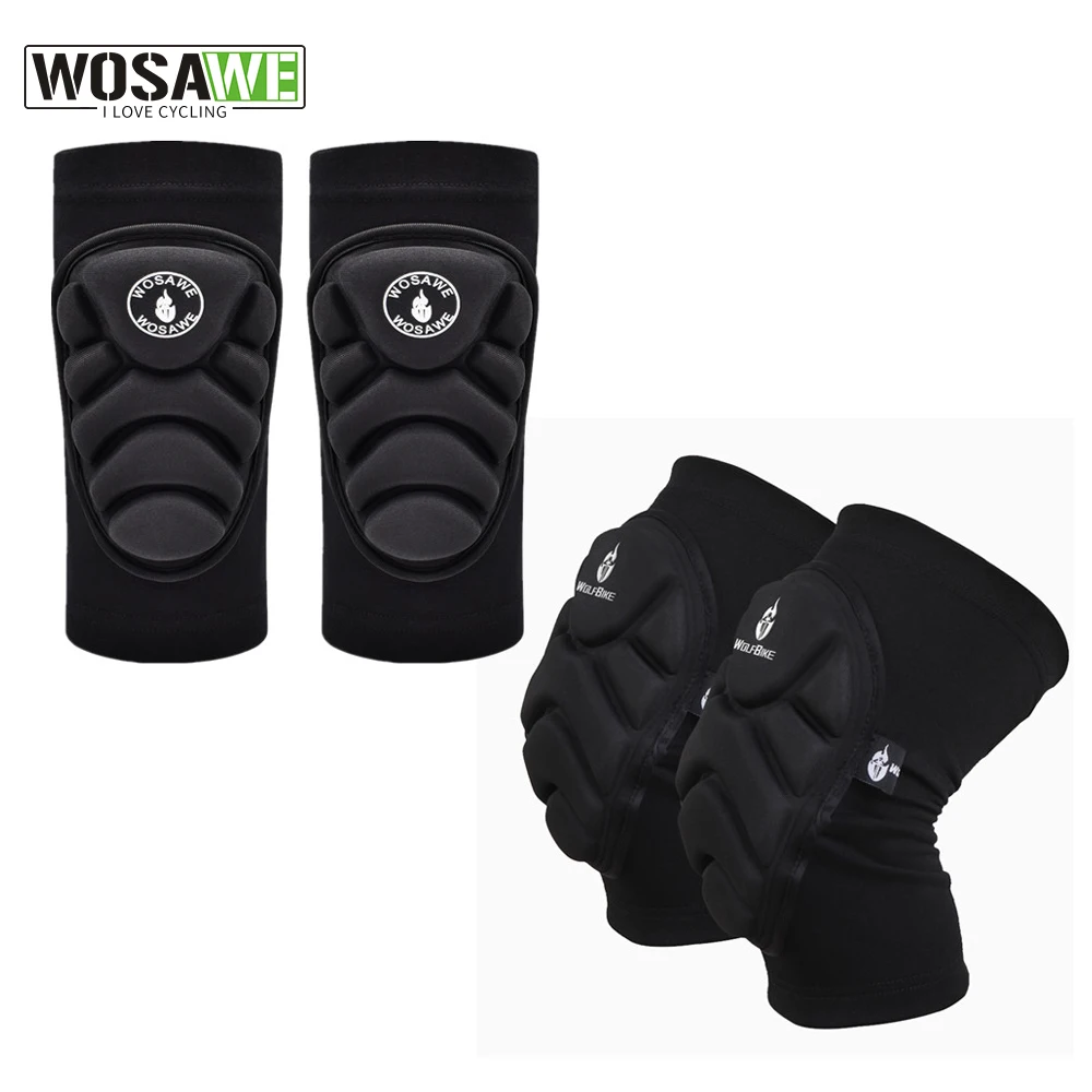 WOSAWE Motorcycle Knee Pads Motor Elbow Brace Ski Adults Sports Protective Gears