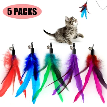 Cat Feather Teaser Toy Set 1