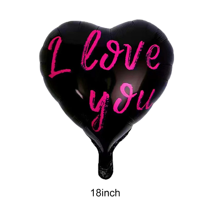 „I Love You“ Herz-Folienballon Rot – 18 Zoll Für Romantische Dekoration, Geschenk Oder Party