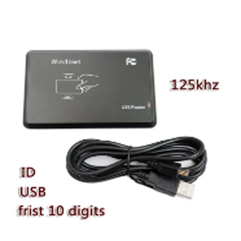 

125Khz RFID Reader EM4100 USB RFID IC RFID Card Reader USB Proximity Sensor Smart Card Reader No Drive Issuing Device EM ID