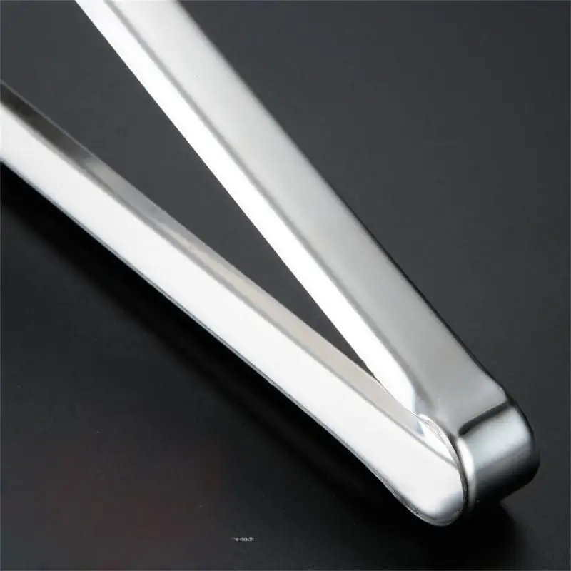Portable Non-slip Stainless Steel Food Grade Kitchen Clip Deepen Jagged Noodle Clip Extended Handle Comb Easy To Get Bbq Tongs