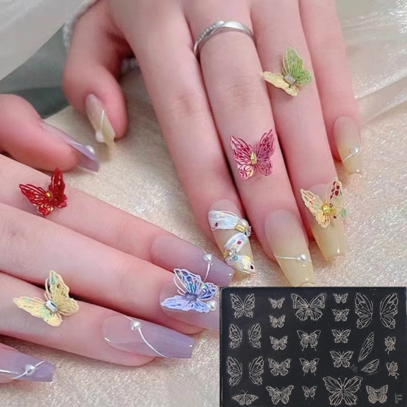 Versatile Art Mold for DIY Decorations Art Decorations Nails DIY Silicone Templates Nails Carving Moulds