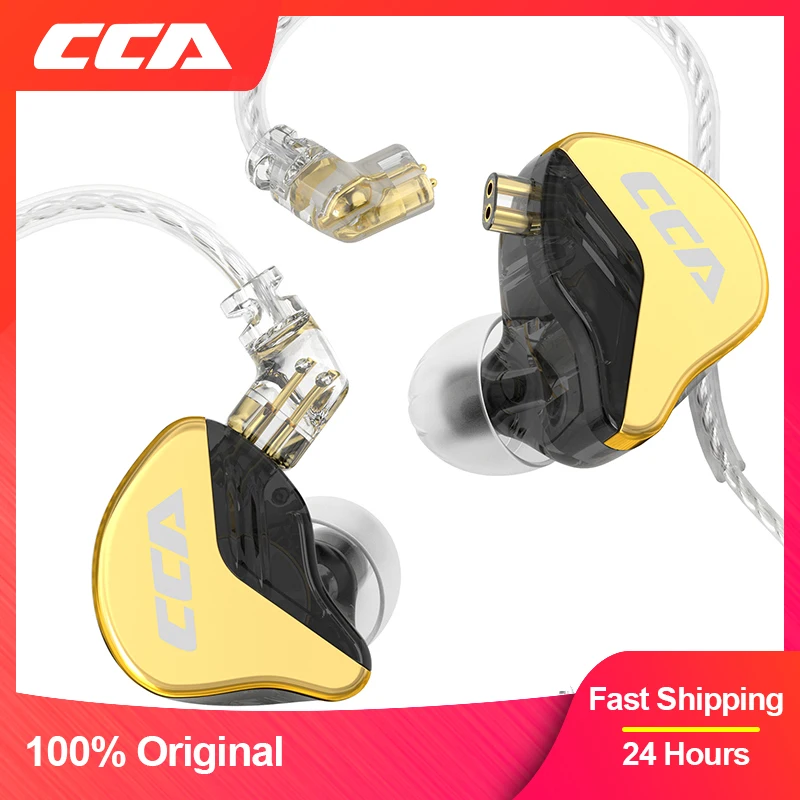 Cca-Cra + Auriculares Intrauditivos Con Cable, Cascos Hifi Con Monitor, Cancellelaciion De Ruido, Deportivos, Kz Zex Pro Nra