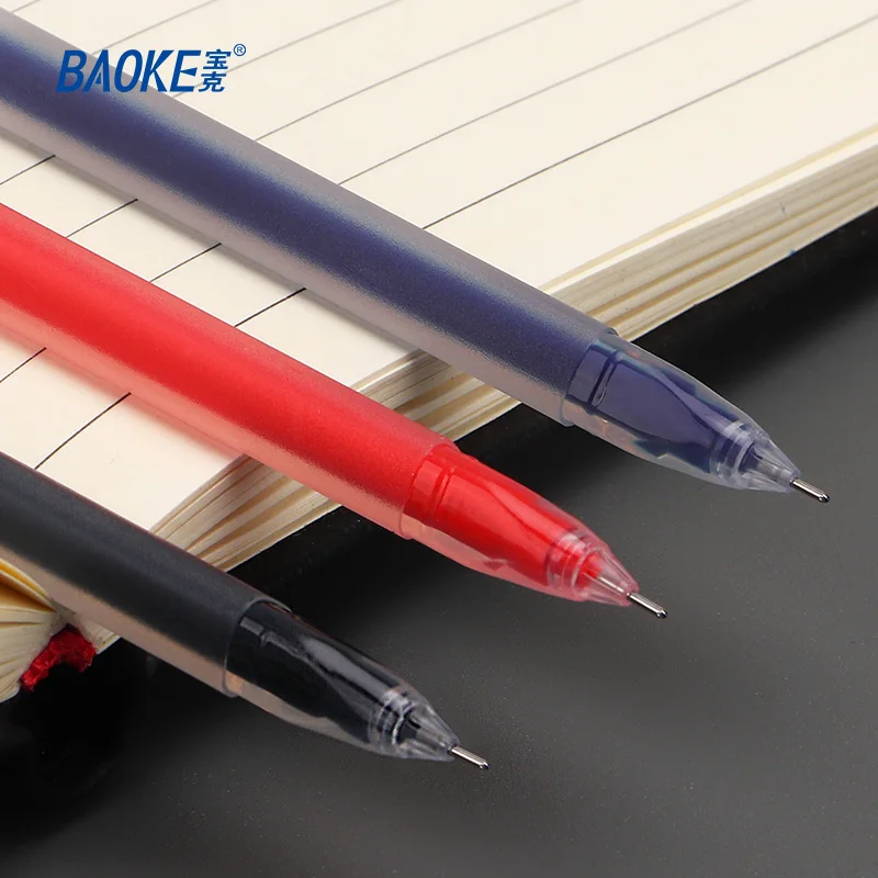 BAOKE PC5198 0.5mm Triangular Needle Gel pen 12pcs 2