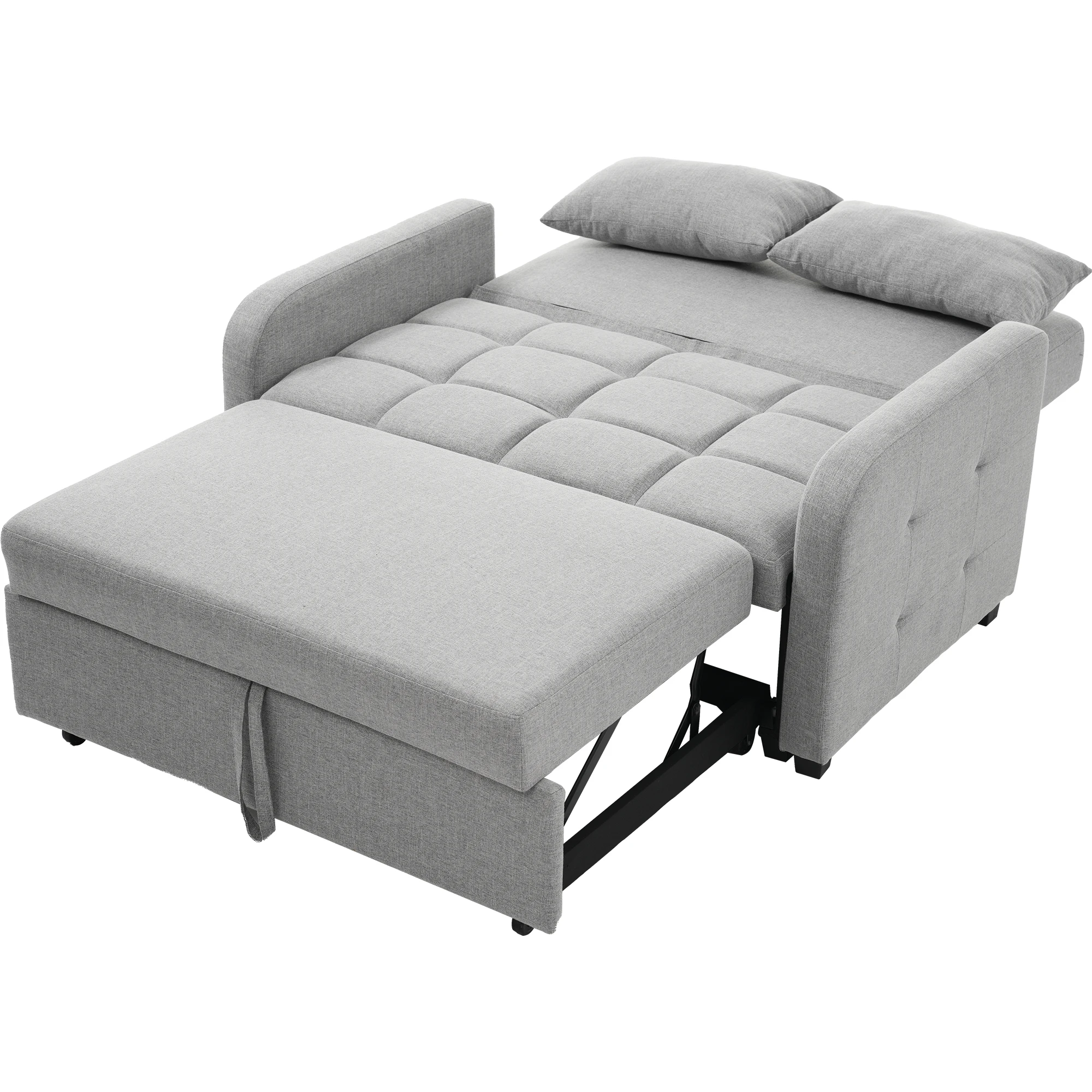 Multifunktionales Klappschlafsofa, verstellbare Rückenlehne, ideal für kleine Wohnungen und Studentenwohnheime, 180 x 127 cm Komfort – Detail 15
