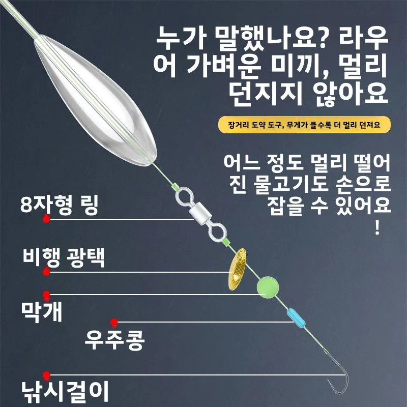롱 캐스팅 어시스턴트 루어 낚시 장비 머드피쉬 미끼 씨앗 모양의 글리터 6g50g 엉킴 방지 내구성 낚시 도구