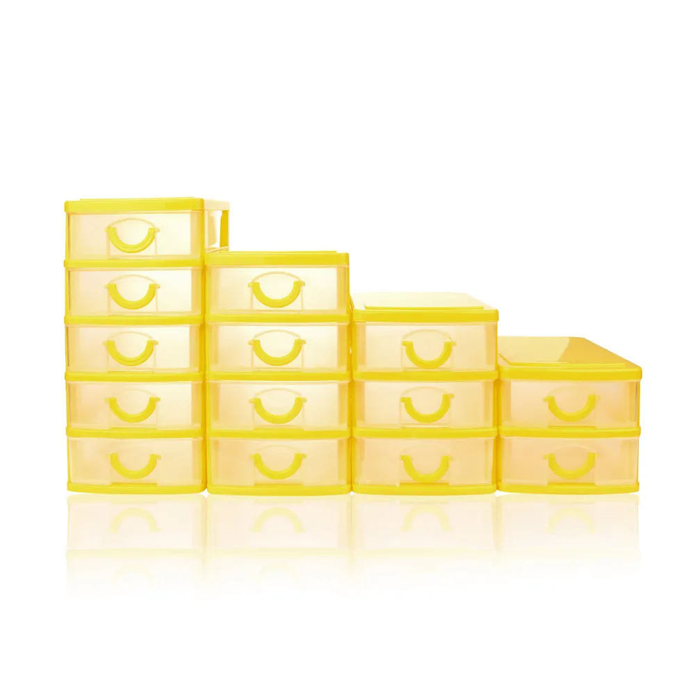 Description Picture 6 of itemPlastic Desktop Drawer Sundries Case Small Objects Durable Multi-layer Storage Cabinet Storage Container Home Accessories Tools