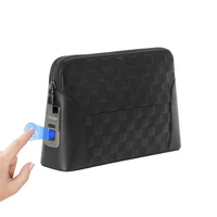 Man`s Fingerprint Lock Handbag Security Lady`s Wallet  Anti-Theft Clutch Bag - Image 2