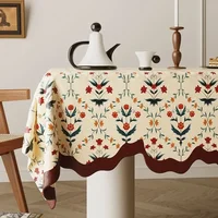 23-5Non Washable Waterproof Heat-resistant Dining Table Mat Luxurious High-end Feel Featuring Shaped Coffee Table 1