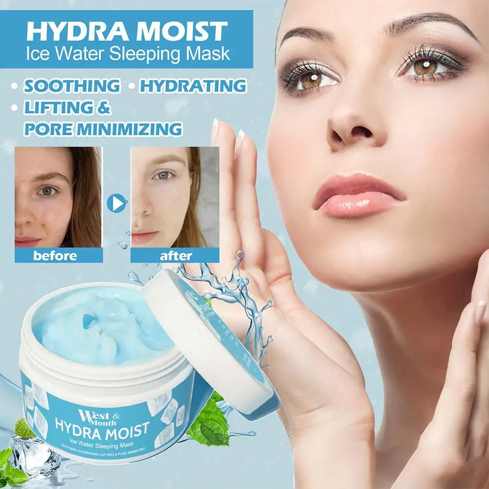 Hydra Moist Ice Water Sleeping Mask Whitening Moisture Mask Night