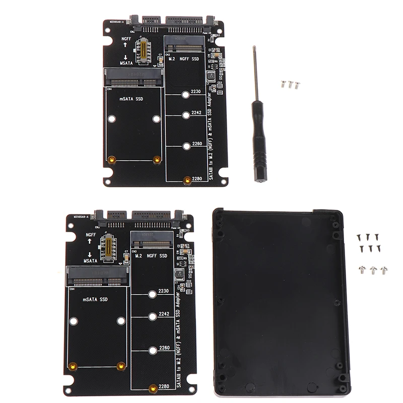 

1PC SATA 60Gbps To M2 NGFF SATA SSD MSATA SSD Adapter MSATA To SATA M.2 NGFF To SATA Hard Disk Adapter Board