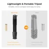 K&F Concept 75" Lightweight Tripod Camera Compact Tripod Remote 2-in-1 Phone Holder 3Way Pan Head Travel Phone Tripod for Selfie 2