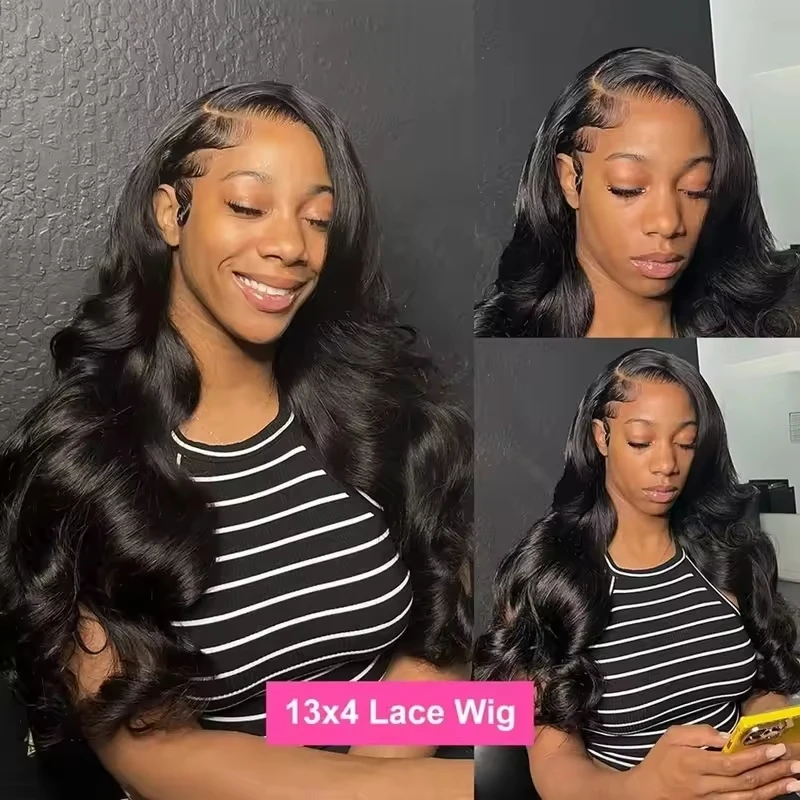 Body Wave 28 30 Inch 200 Density HD Lace Frontal 13X4 13X6 Human Hair Wigs Brazilian Glueless Lace Front Wig For Women 3