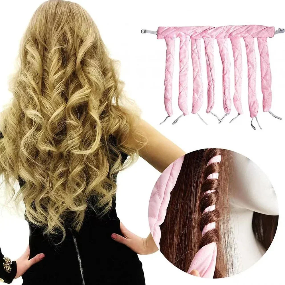 Hair Styling Tools Heatless Hair Curler No Heat Rod Headband Sleeping Head Bands Womens DIY Lazy