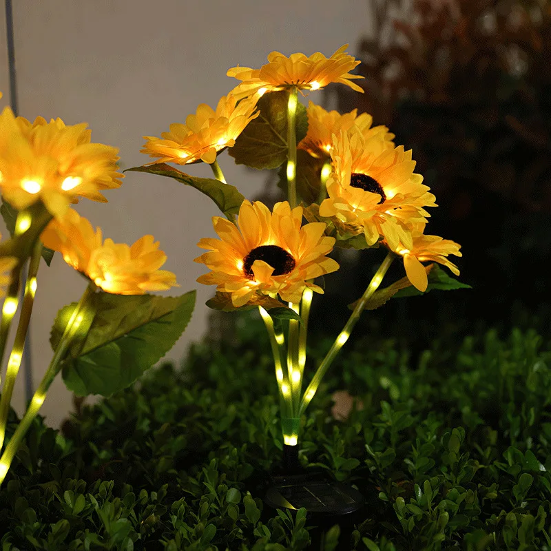 Solar Powered Outdoor Garden Light LED Stake
