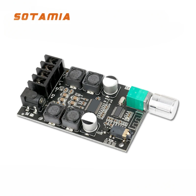 

SOTAMIA TPA3116 Bluetooth 5.0 Плата усилителя мощности, аудио усилитель, двухканальный Hi-Fi аудио усилитель, звуковой динамик, домашний усилитель 50 Вт x2