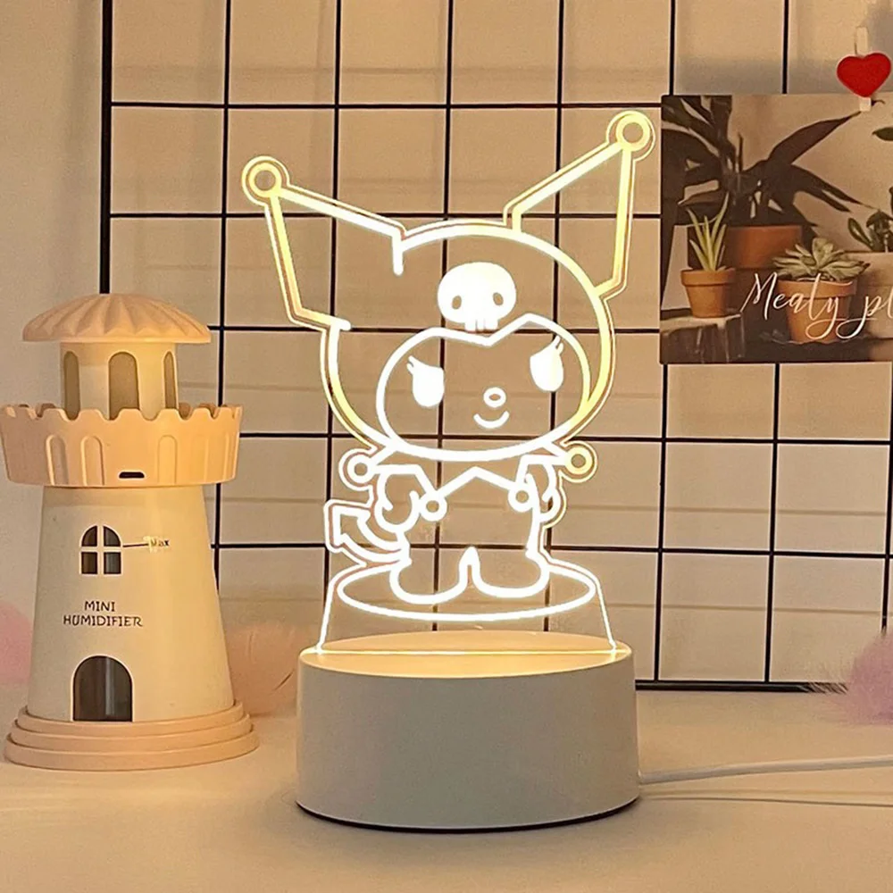

Акриловый светодиодный ночник с USB, 3D лампа, неоновая вывеска, рождественские украшения для дома, спальни, дня рождения, Декор, свадебные подарки