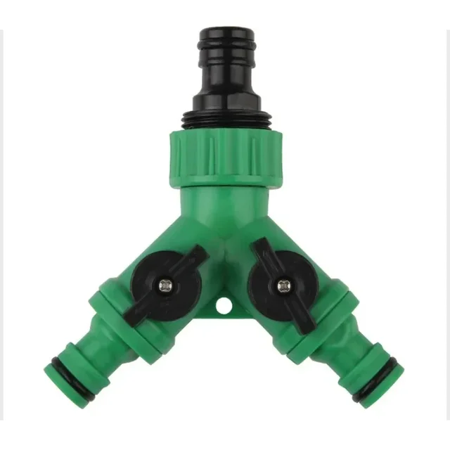Válvula doble Y para exteriores, divisor de grifo de agua