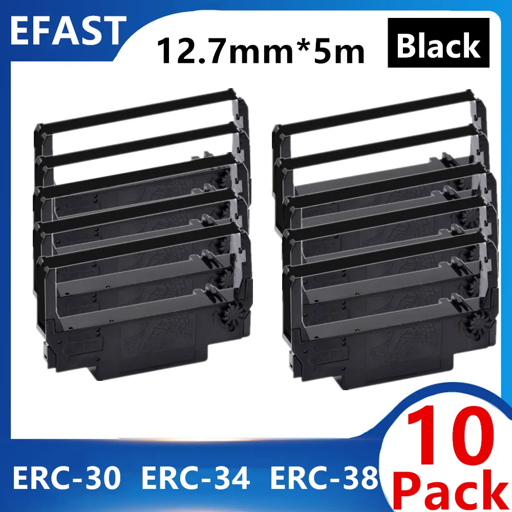 

10 Packs For Epson ERC38 ERC34 ERC30 TM-U288B M188B M188D tm-u220 220A ribbon ticket printer ribbon frame small ticket printing