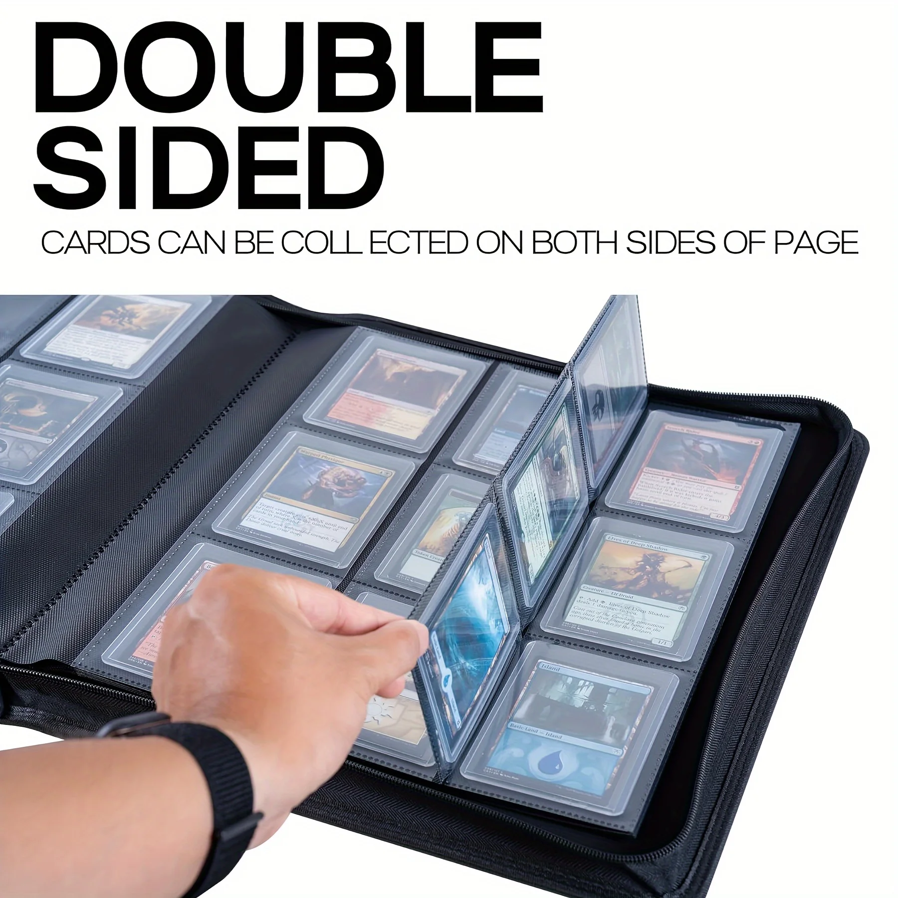 Zettokete Toploader Binder - 288 Karten Album Für Sammelkarten