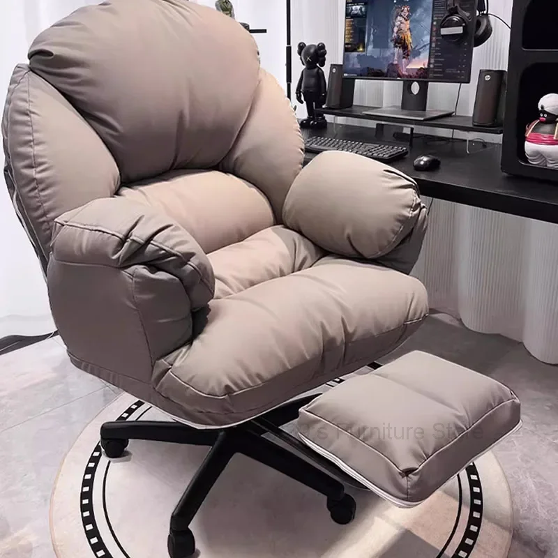 

Современный Эргономичный удобный игровой стул для гостиной, вращающийся мобильный стул для офиса, домашняя мебель