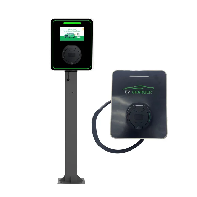 Caricabatterie Ca Trifase Wallbox 7Kw 11Kw 22Kw 32A Bilanciamento Del Carico Smart App Evse Ev Socket Stazione Di Ricarica