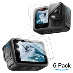 Ultra - HD 9H Hardness Glass Screen & Lens Protector Film - Clear, Anti - Scratch Accessories - 2 Set(6Pcs)