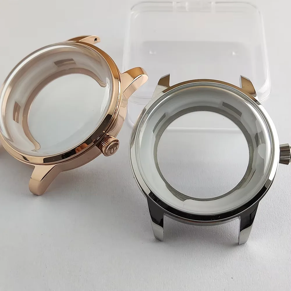 40mm NH35 case NH35 stainless steel cocktail party bubble glass case suitable for NH35/36 NH38 movements
