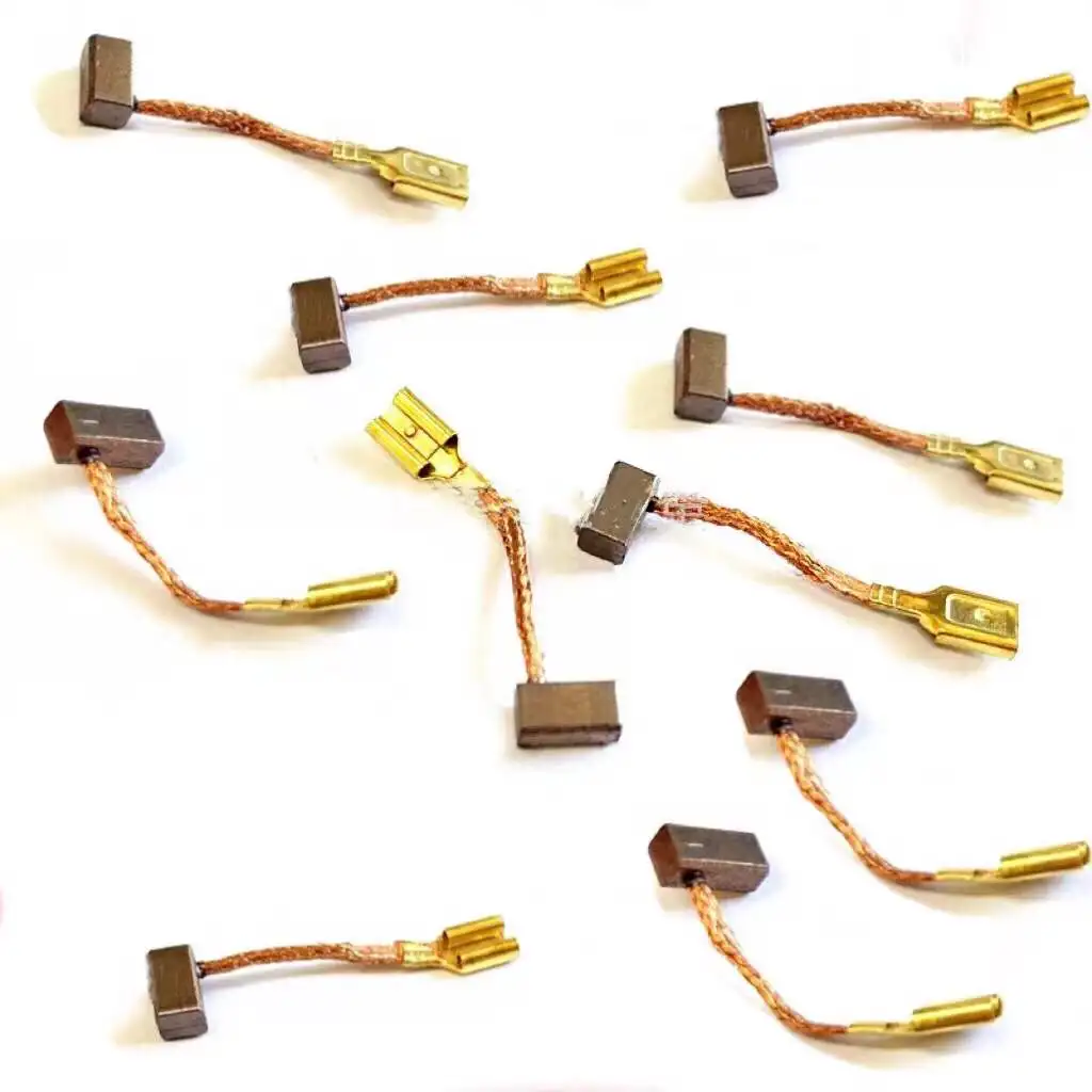 10pcs for Toyota Corolla car glass lift motor carbon brush 4*4.5*8 side socket with copper